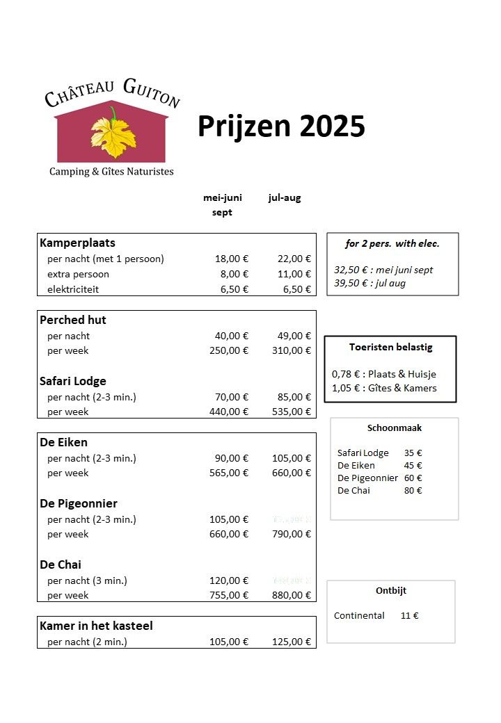 Prijzen 2024